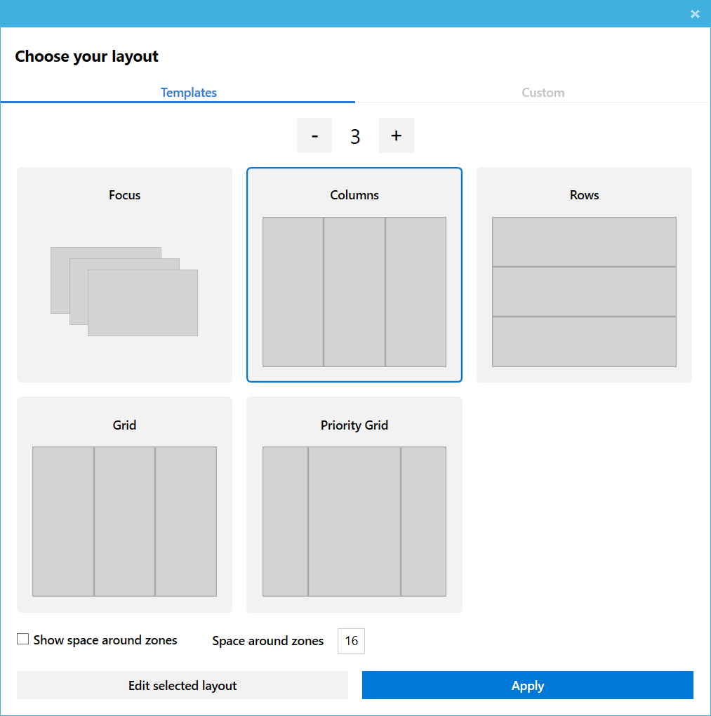 Fancy Zones Picker