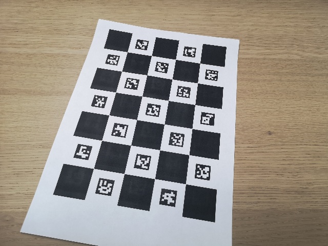 Image with Charuco board