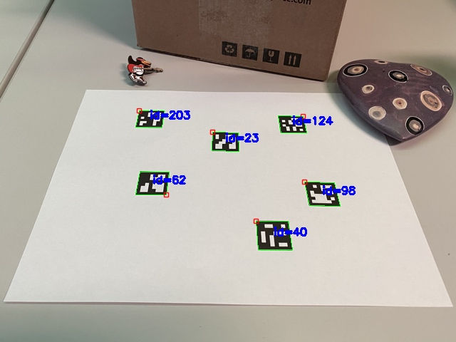 Image with detected markers