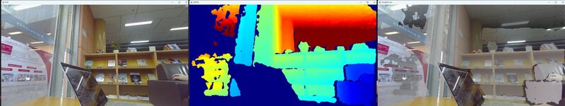 BGR And DEPTH And DepthToColor frame